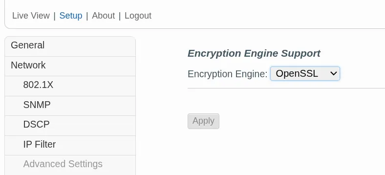 Yes, really. This is all that you can adjust from the web UI. No option to upload your own cert.