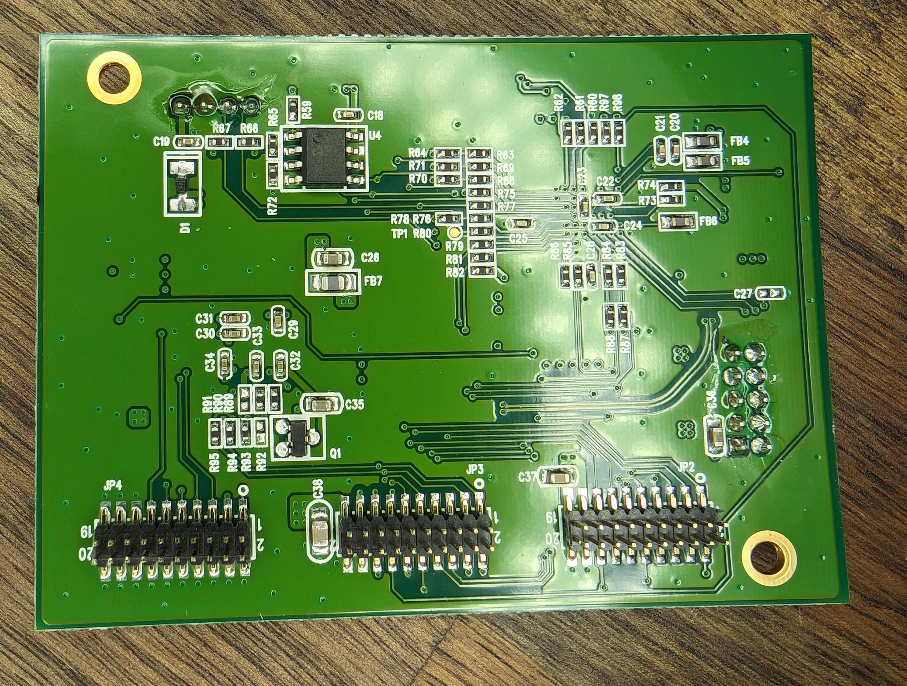 Bottom of the control PCB.