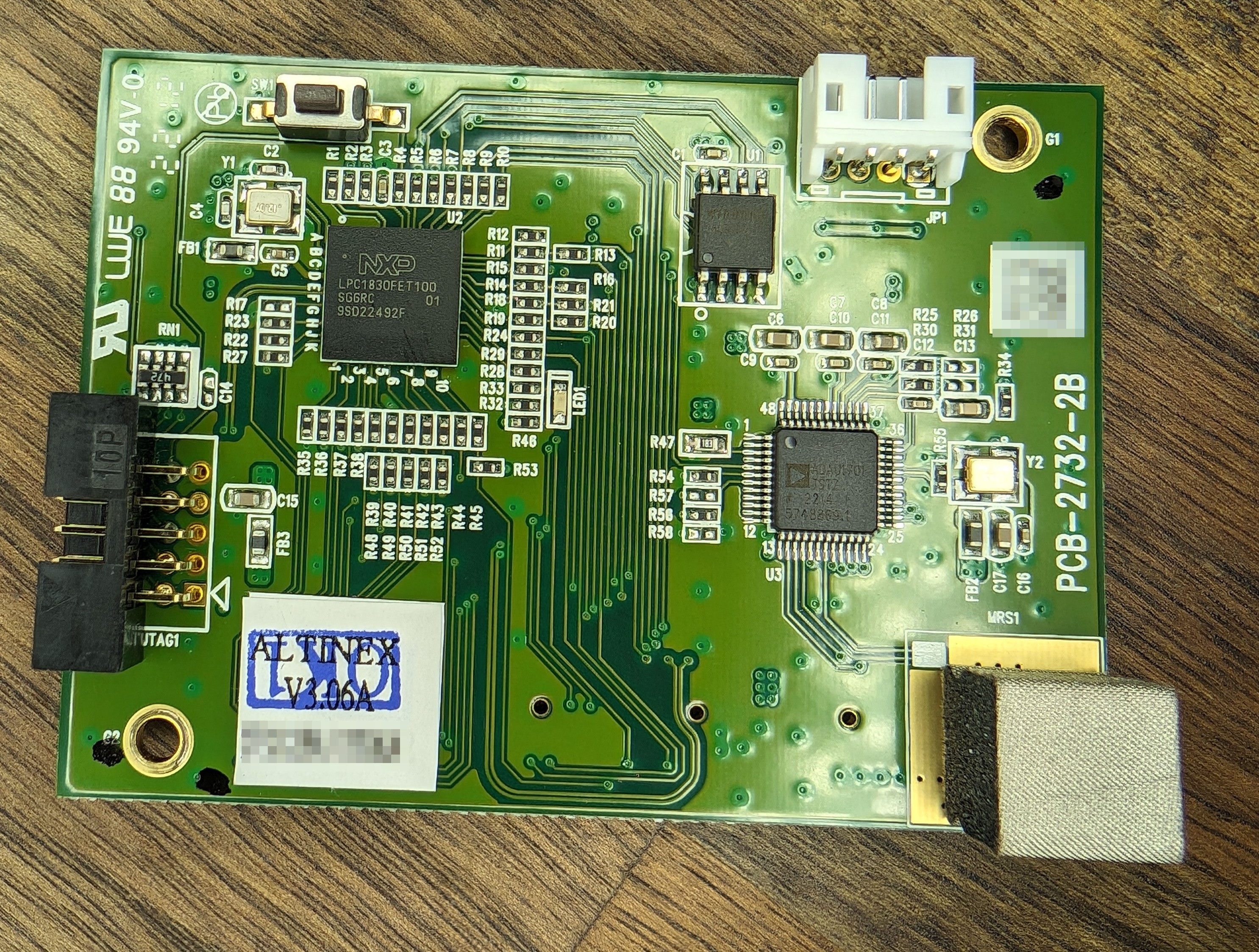 Top of the control PCB.