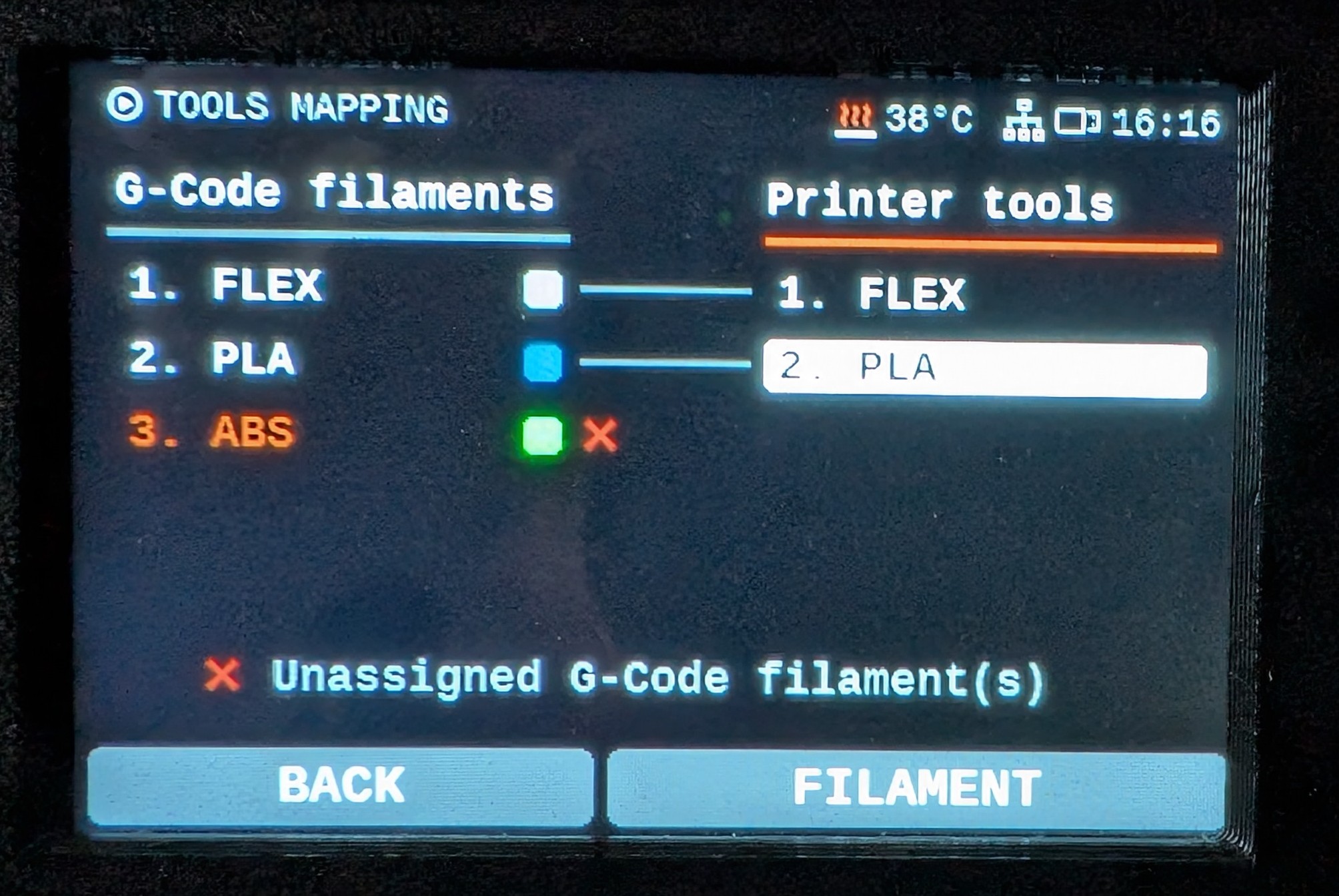 Prusa XL refusing to start the print because it knows I'm trying to cheat.