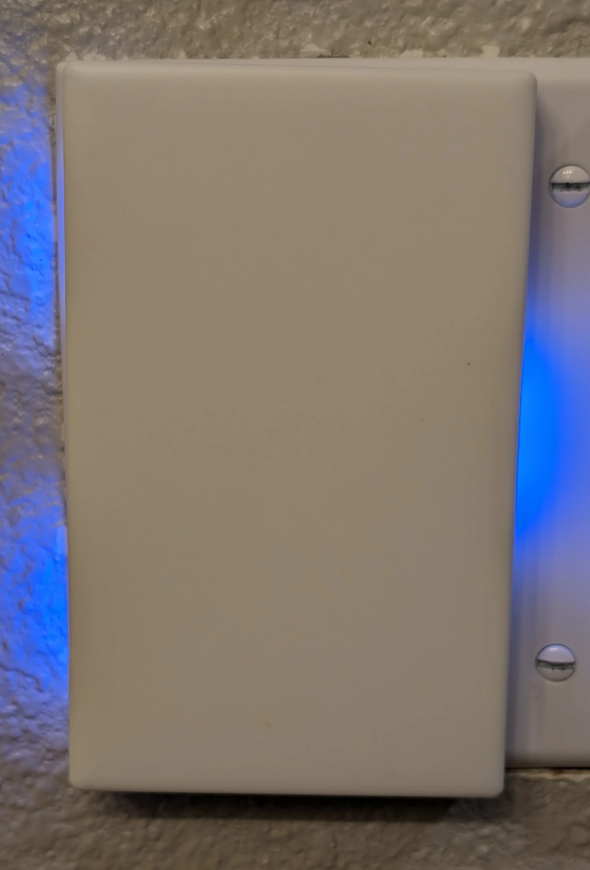 Lightish blue is easy to see / spot in the daytime.