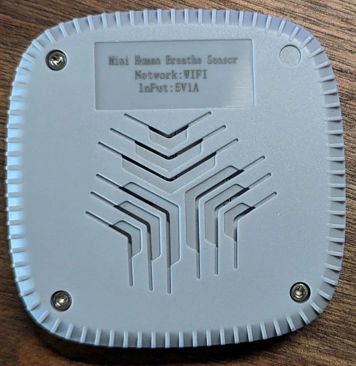 No, it's not the camera or the lighting, the text really is that blurry in real life.