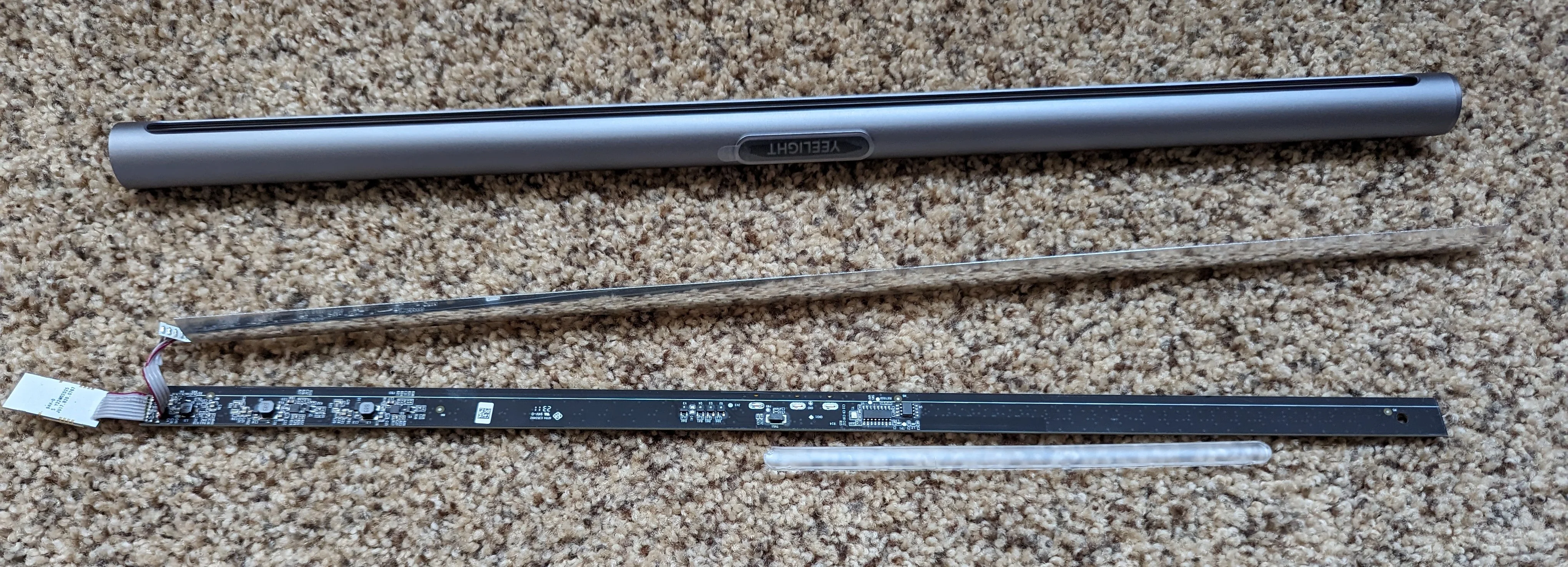 There's not much to it, really. Tube, big PCB and small ESP8266 module on a ribbon cable.